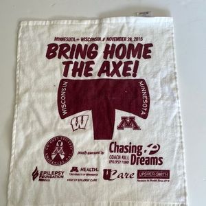 Bring the ax home gopher vs badgers  towel 2015